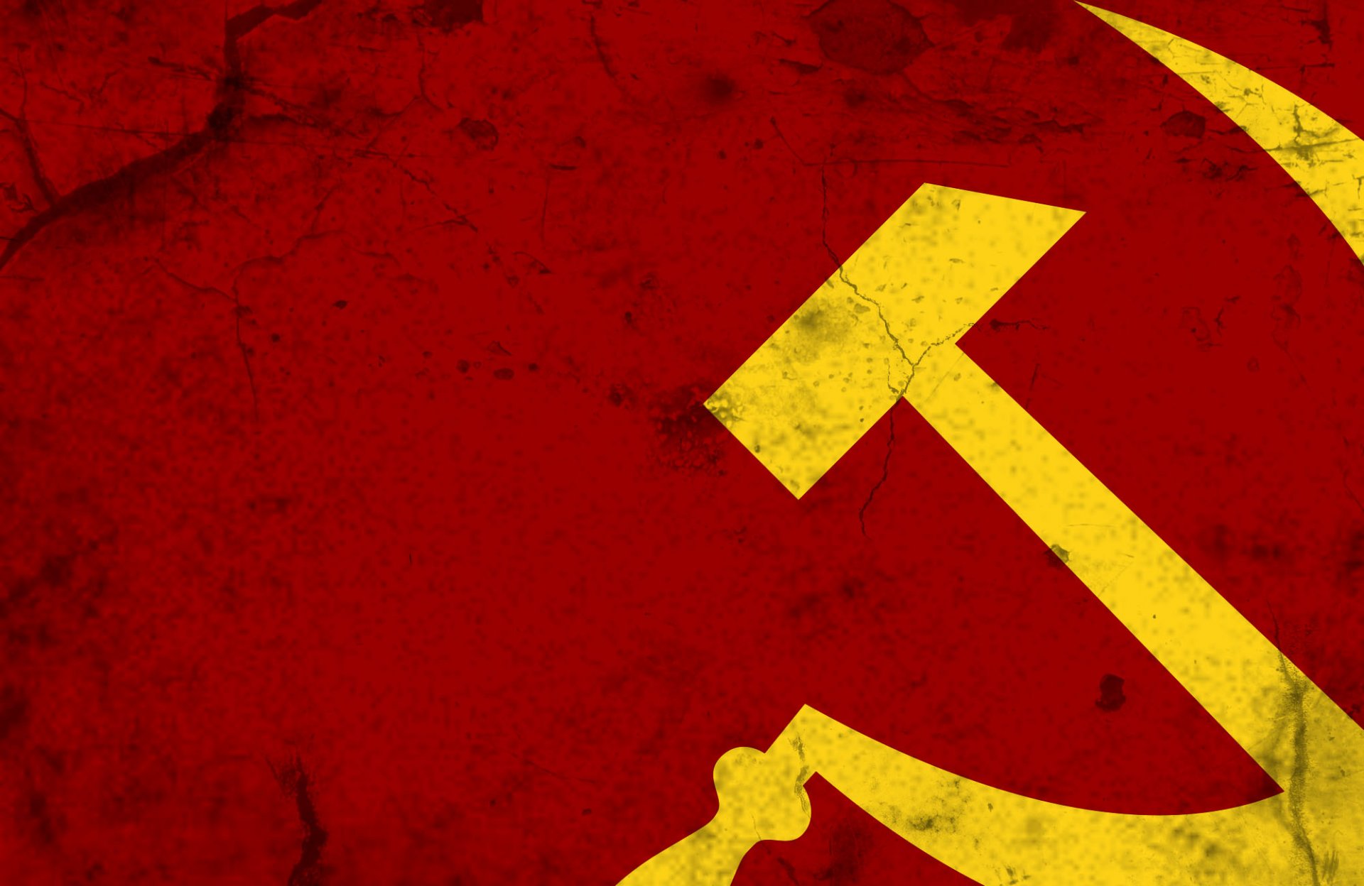 oviet union the hammer and sickle background of the crack textures minimalism