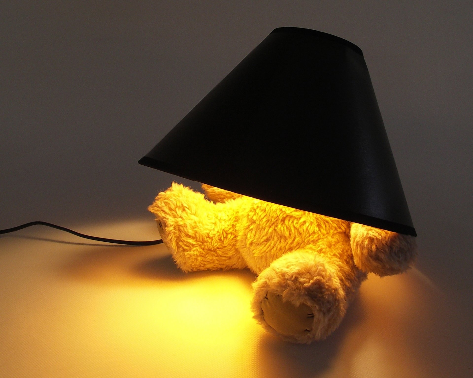 teddybär teddybär kreativ glühbirne lampe lampenschirm original