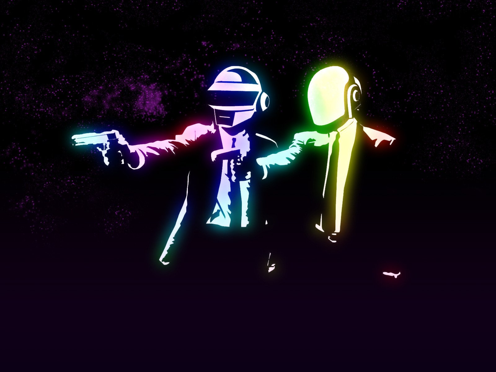 music daft punk pulp fiction weapon paint