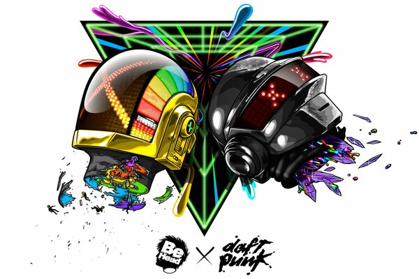 Daft Punk elektronische Uhr im Techno-Stil