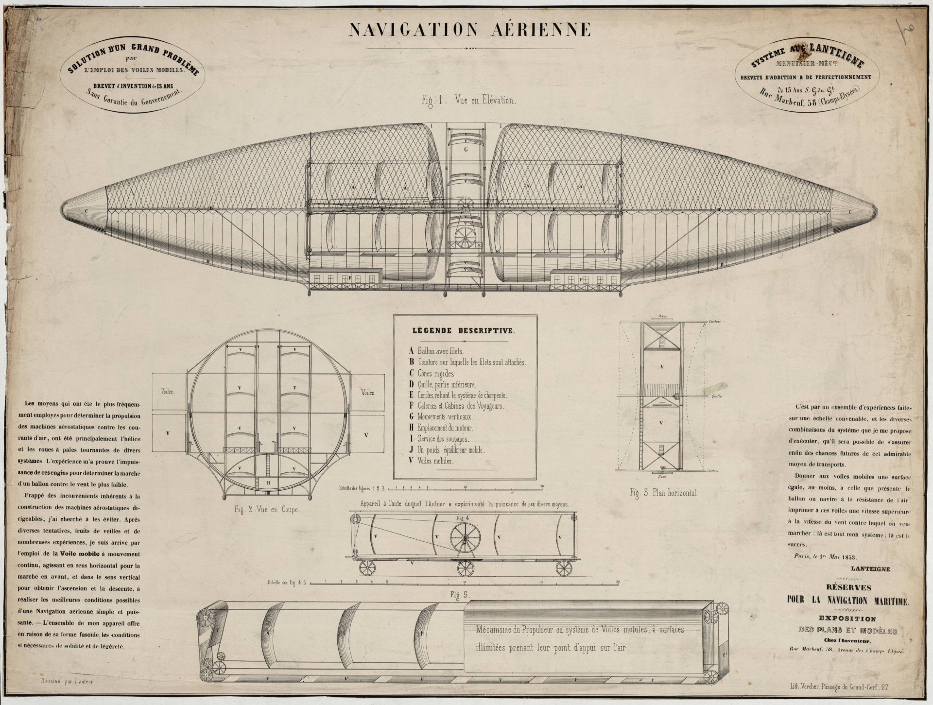 navigazione aerienne montgolfiere disegno