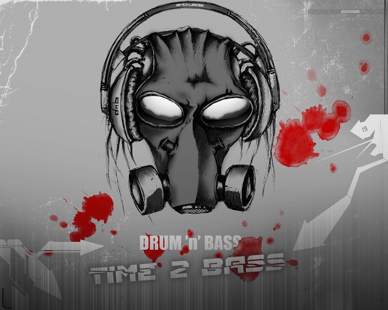 drum&39; n-bass czas do basu predator maska krew