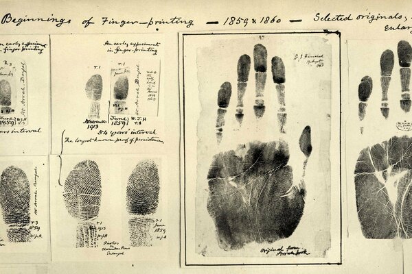 The first human fingerprints