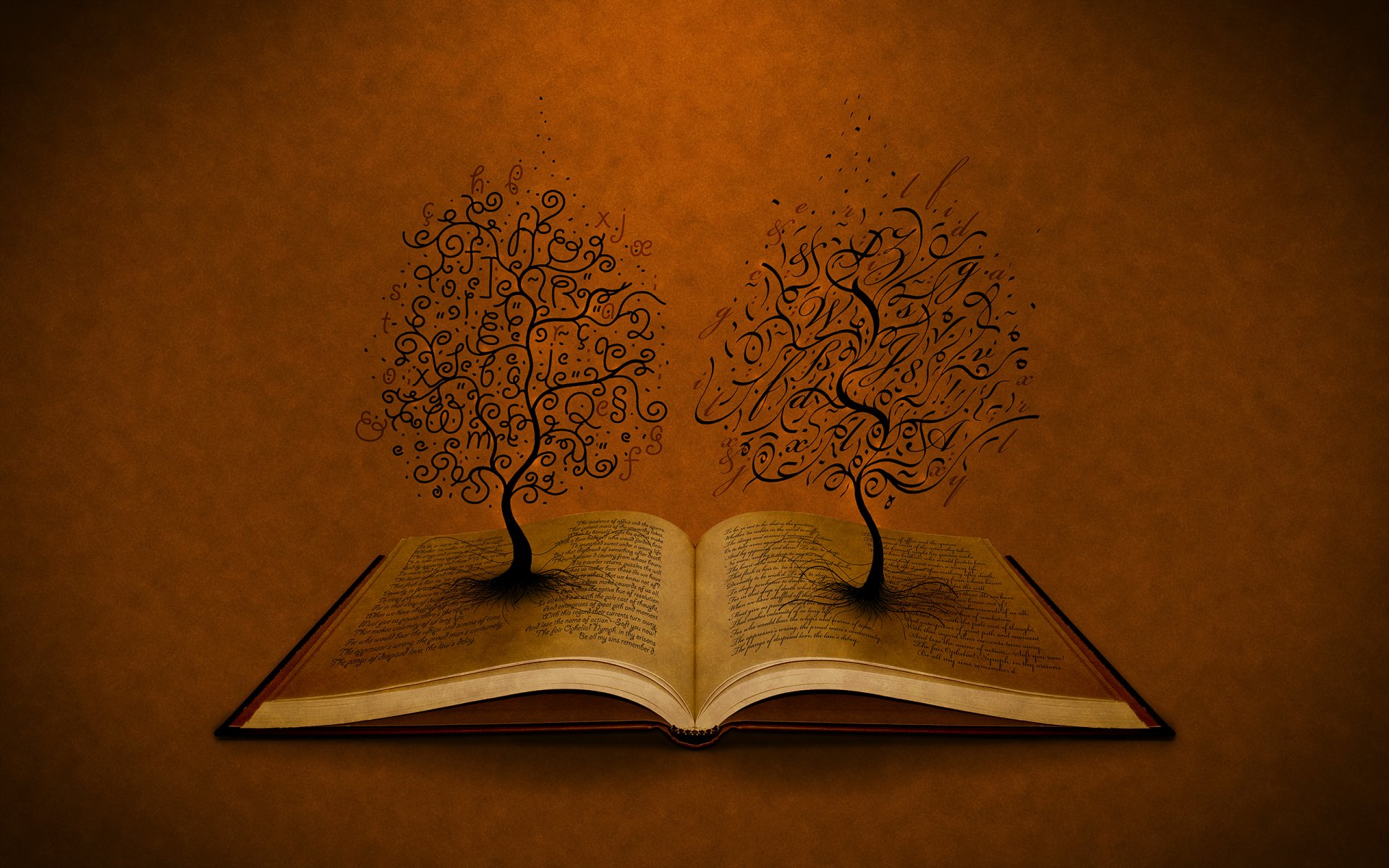 libro alberi lettere