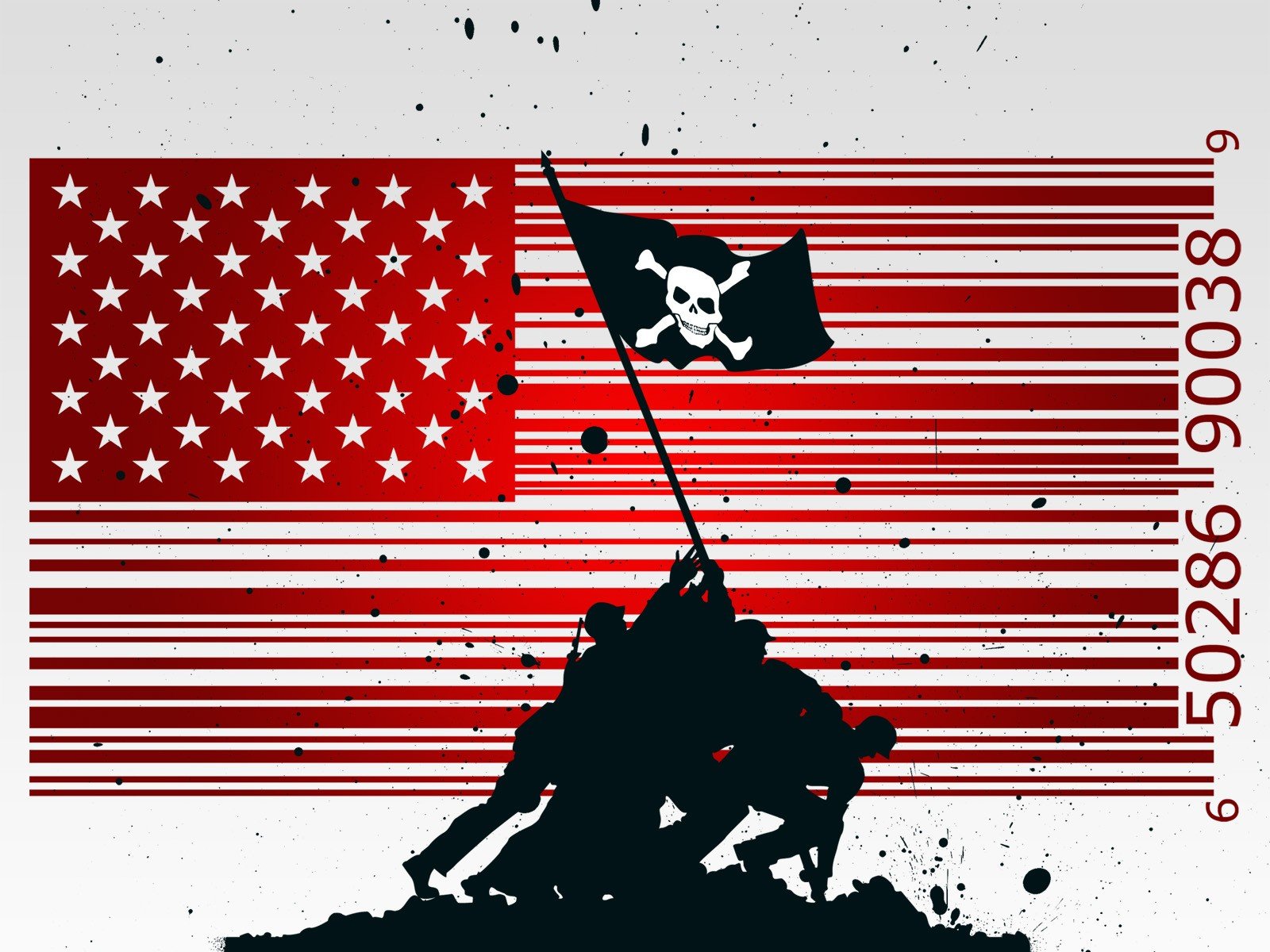 pirat narodu jolly roger flaga wektor żołnierze usa