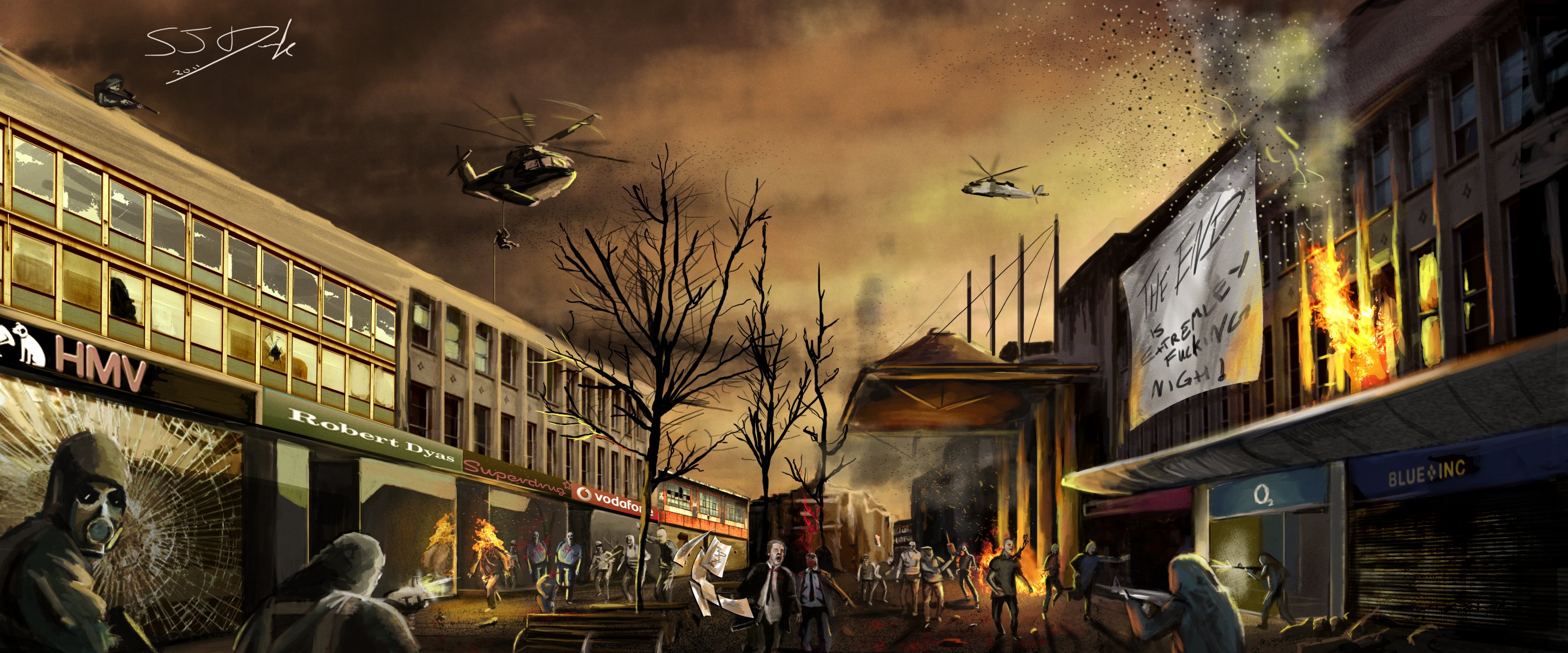 zombie apocalypse southampton ville post-apocalypse zombie guerre