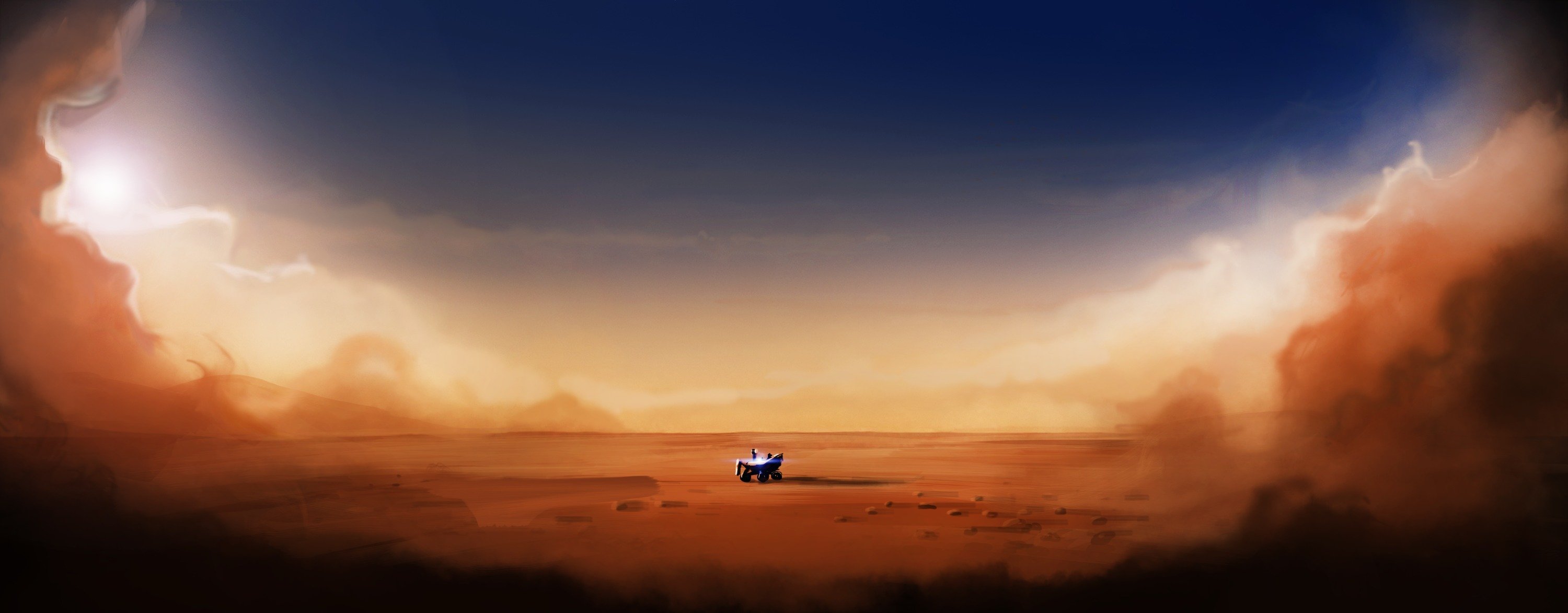 art desert sand transportation robots rover planet study surface