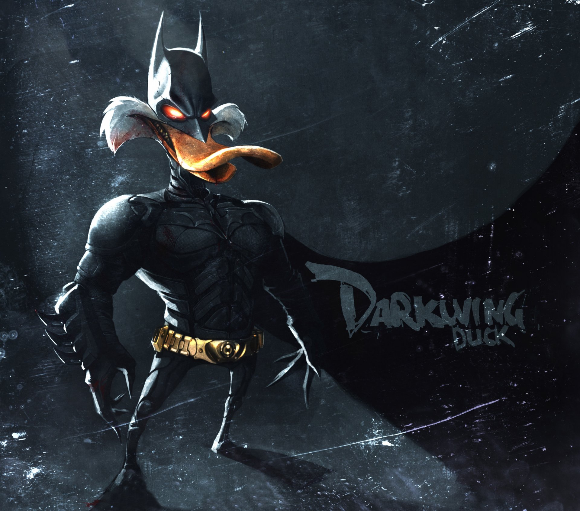 dark knight duck suit mask darkwing