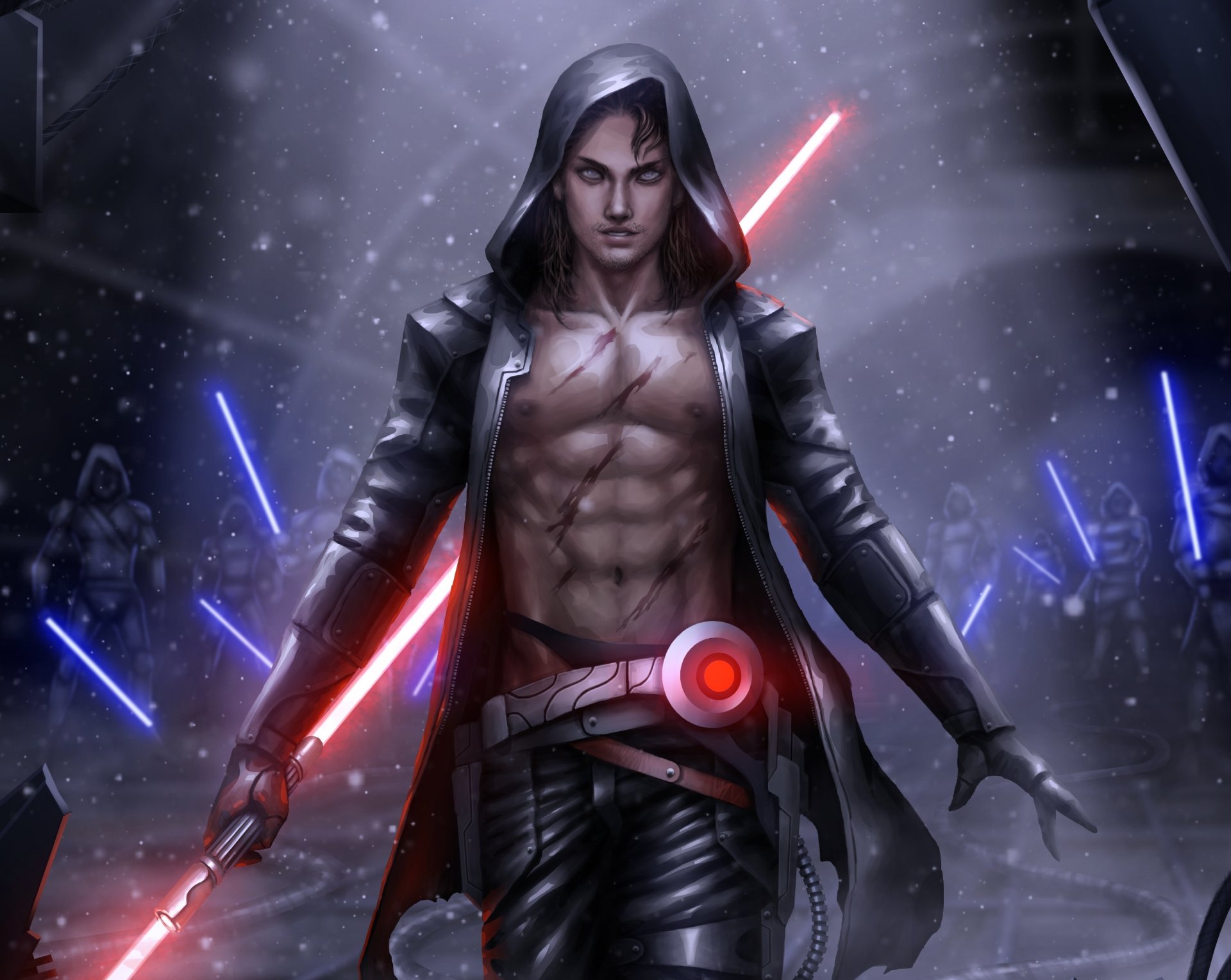 star wars sith luminoso fan art