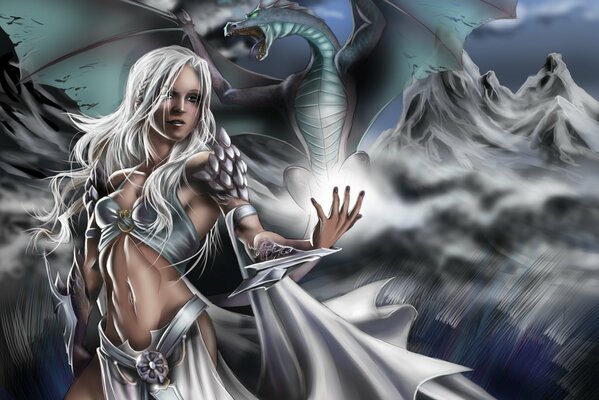 Fantasy image of the Dragon Lady