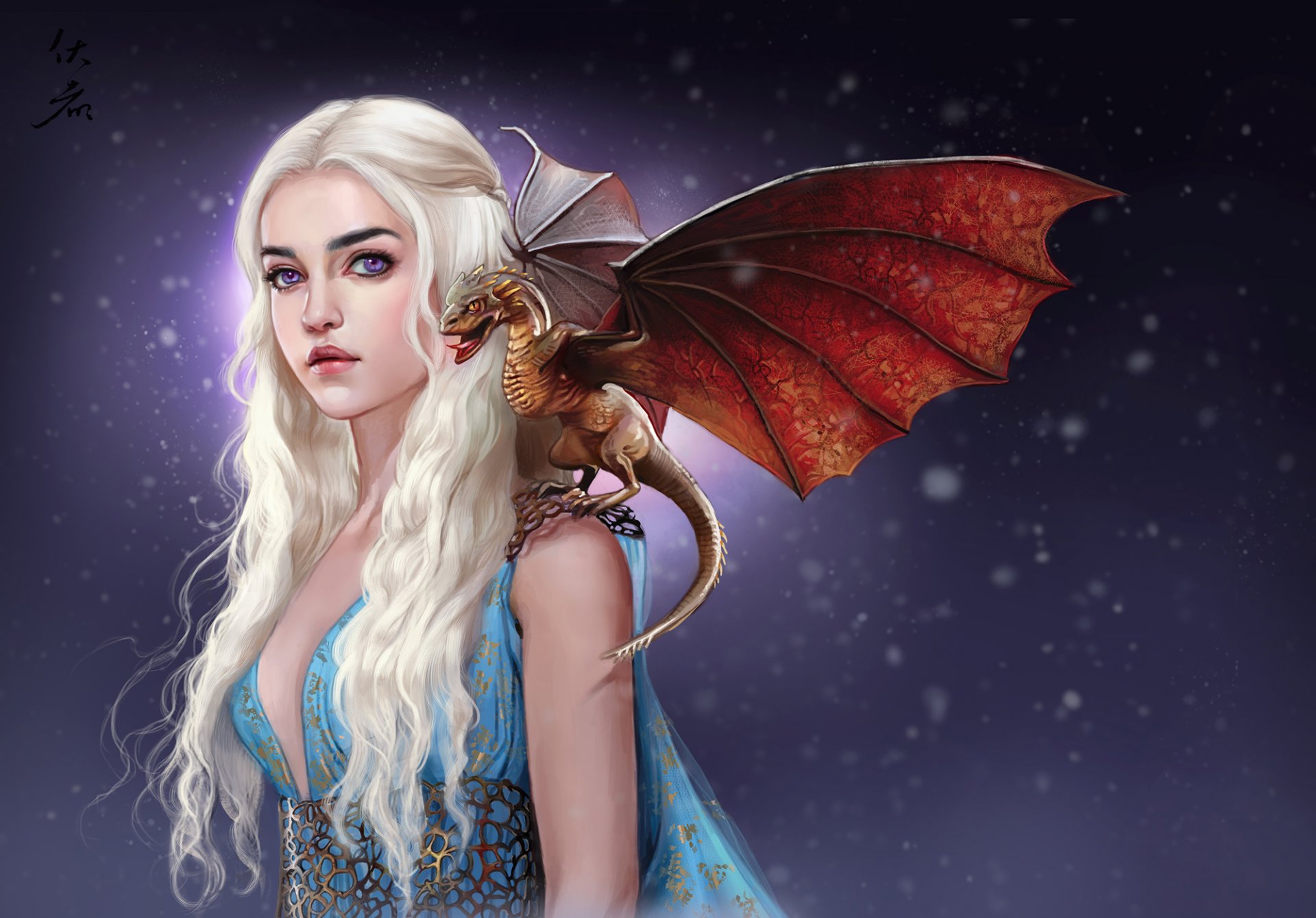 art game of thrones chanson de glace et de feu chanson de glace et de feu daenerys targaryen dragon fille cheveux blancs