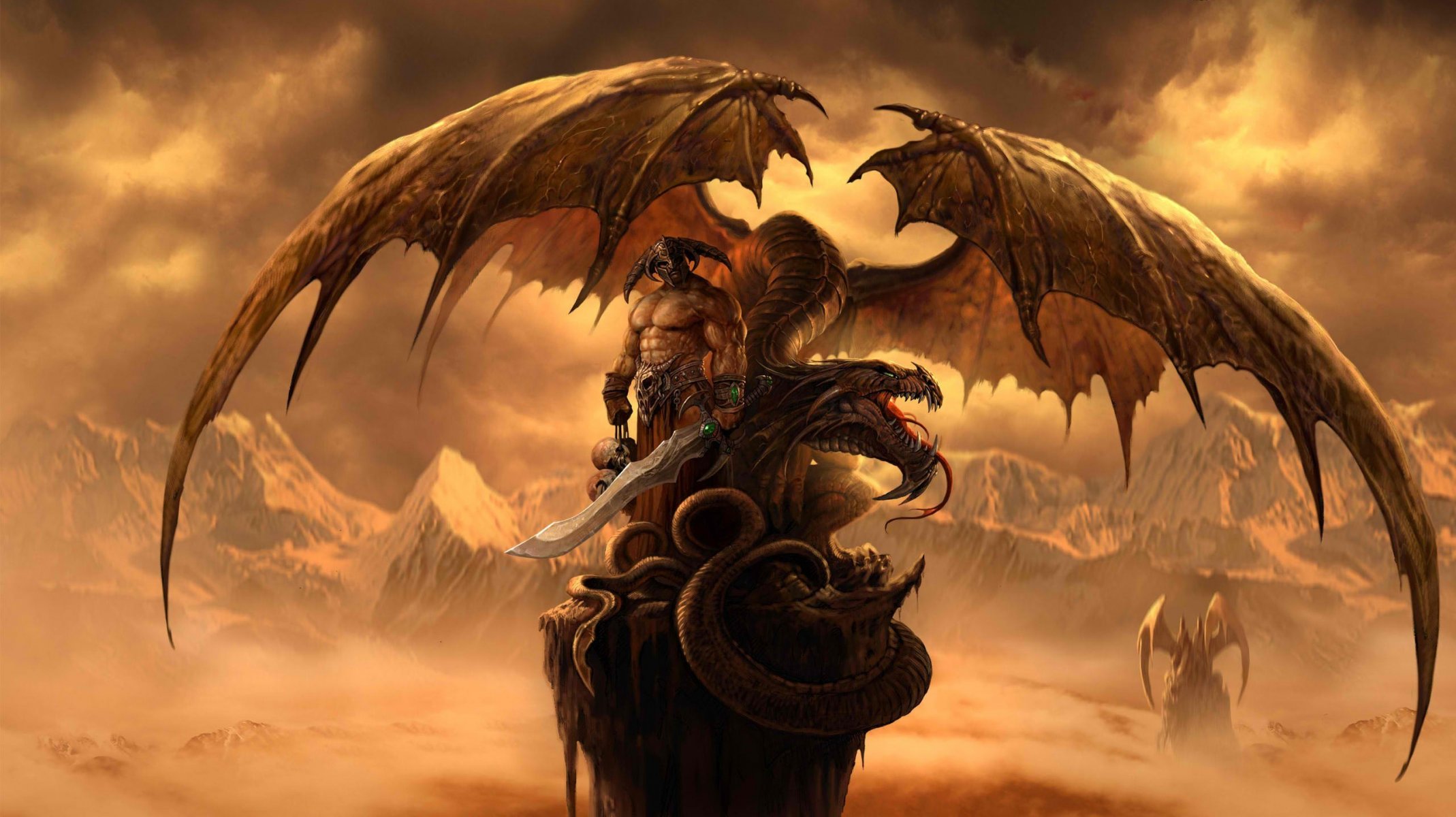 art dragon eternity dragons of eternity dragon warrior rock wings mountain sword skull helmet