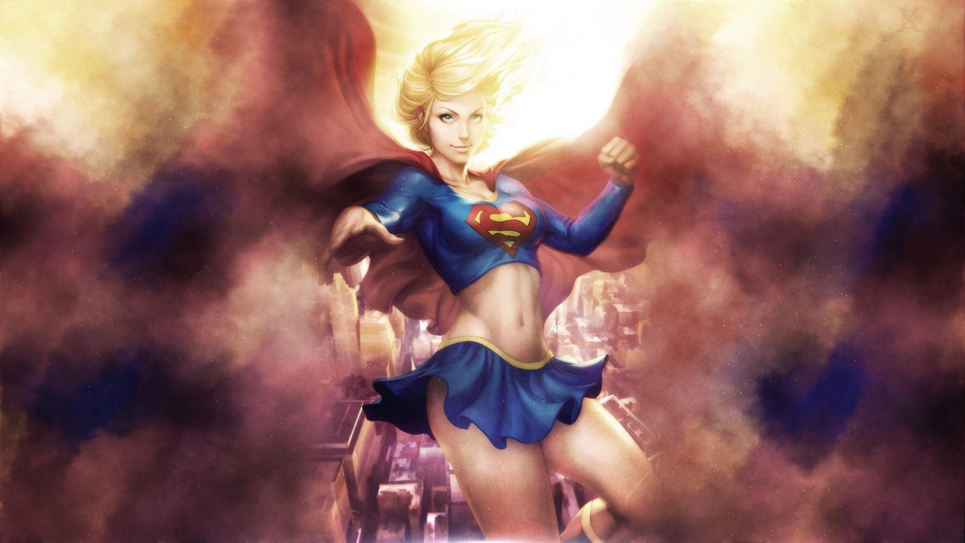 upergirl dc comics kara zor-el art dc universe