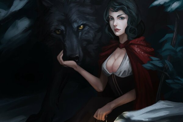 Little Red Riding Hood and the Wolf