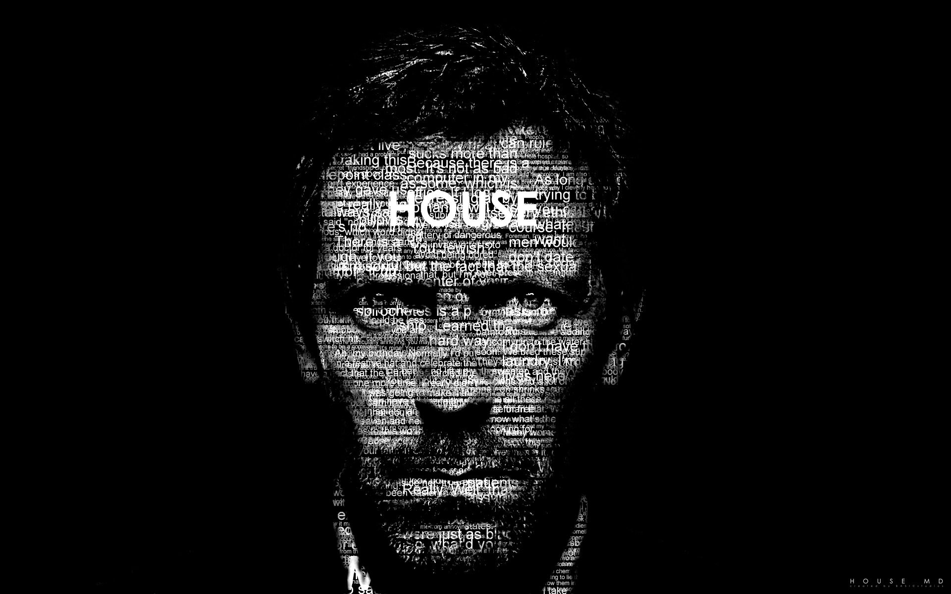 house md dr. house hugh lore hugh laurie inscription