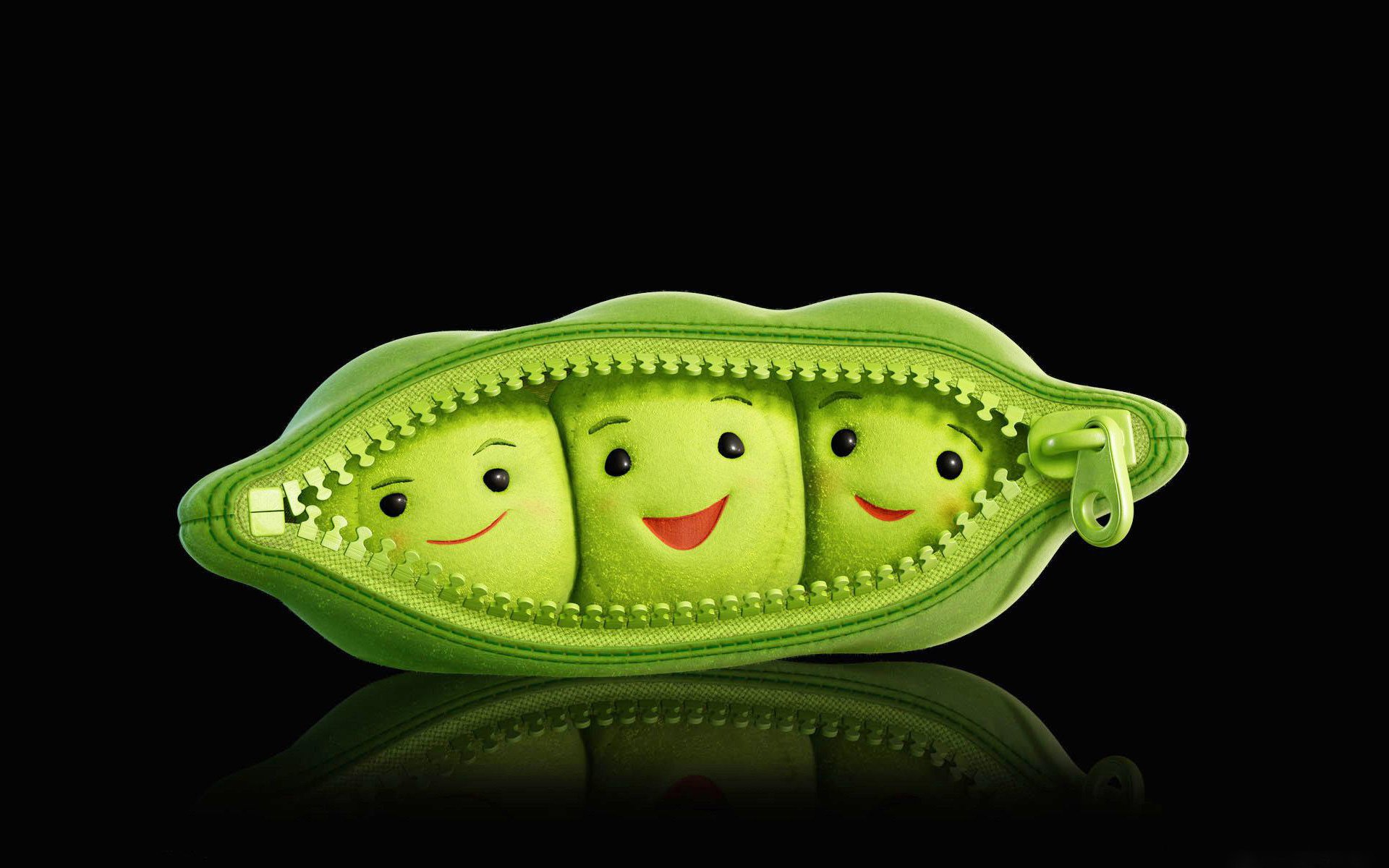 history toys peas smile black background