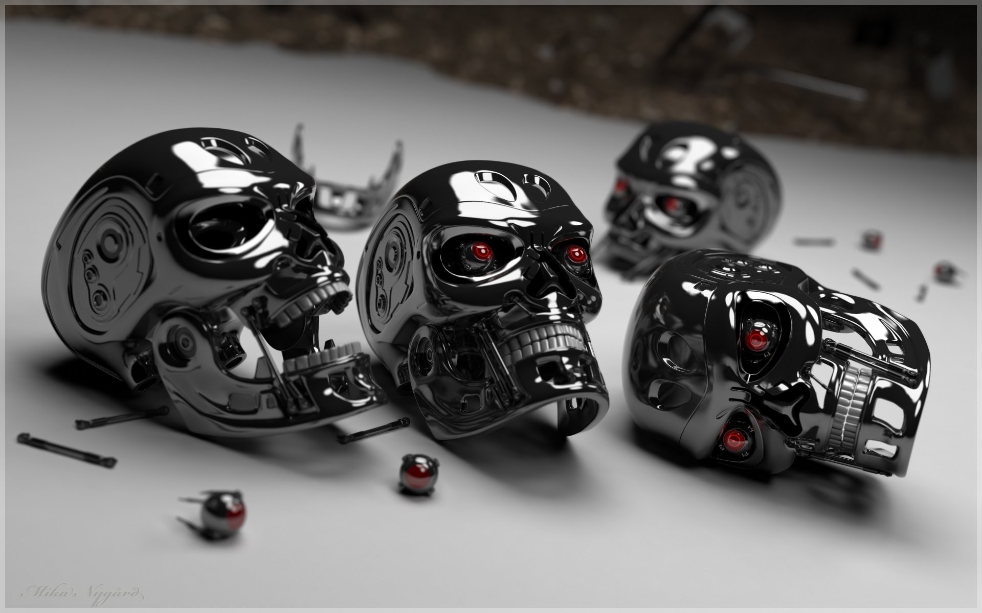 terminator robots head