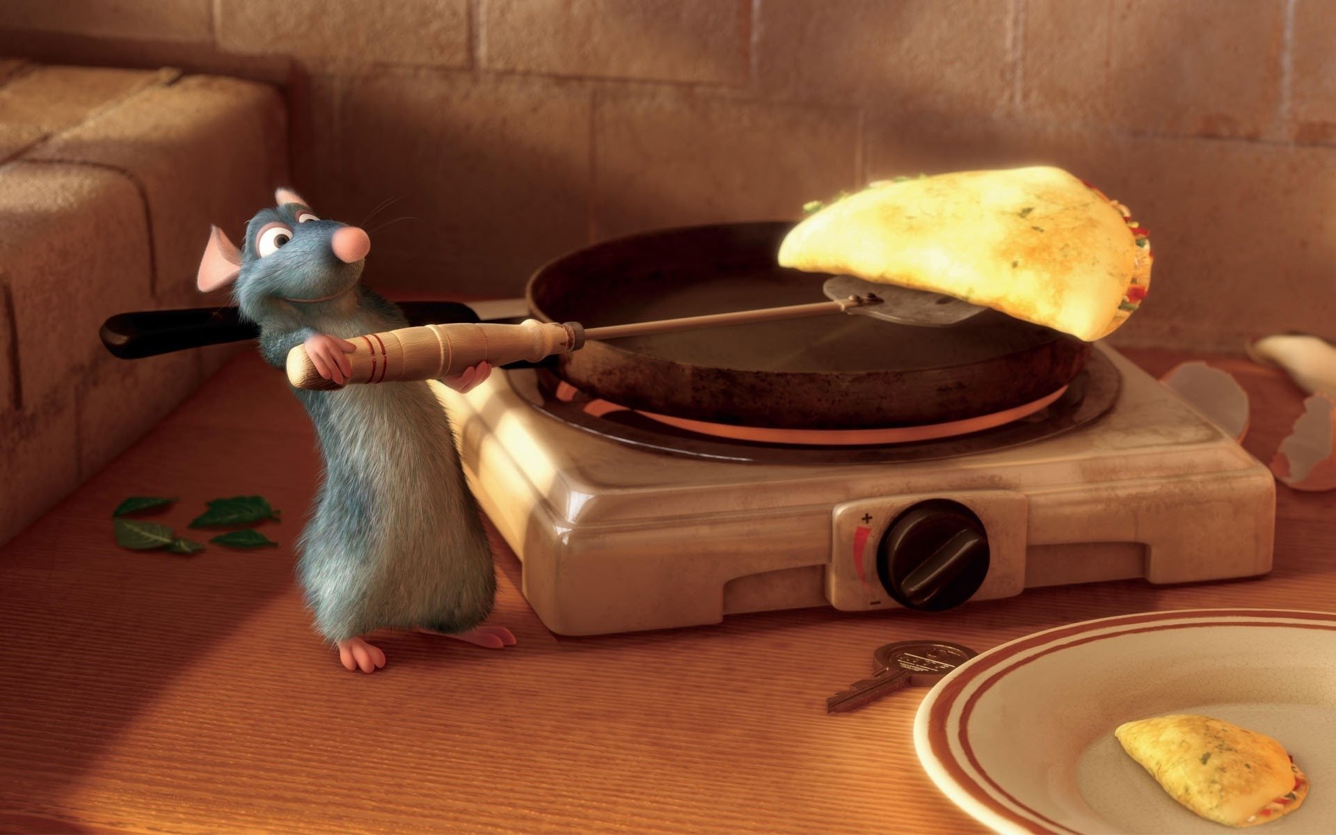 ratatouille dibujos animados cocina panqueques