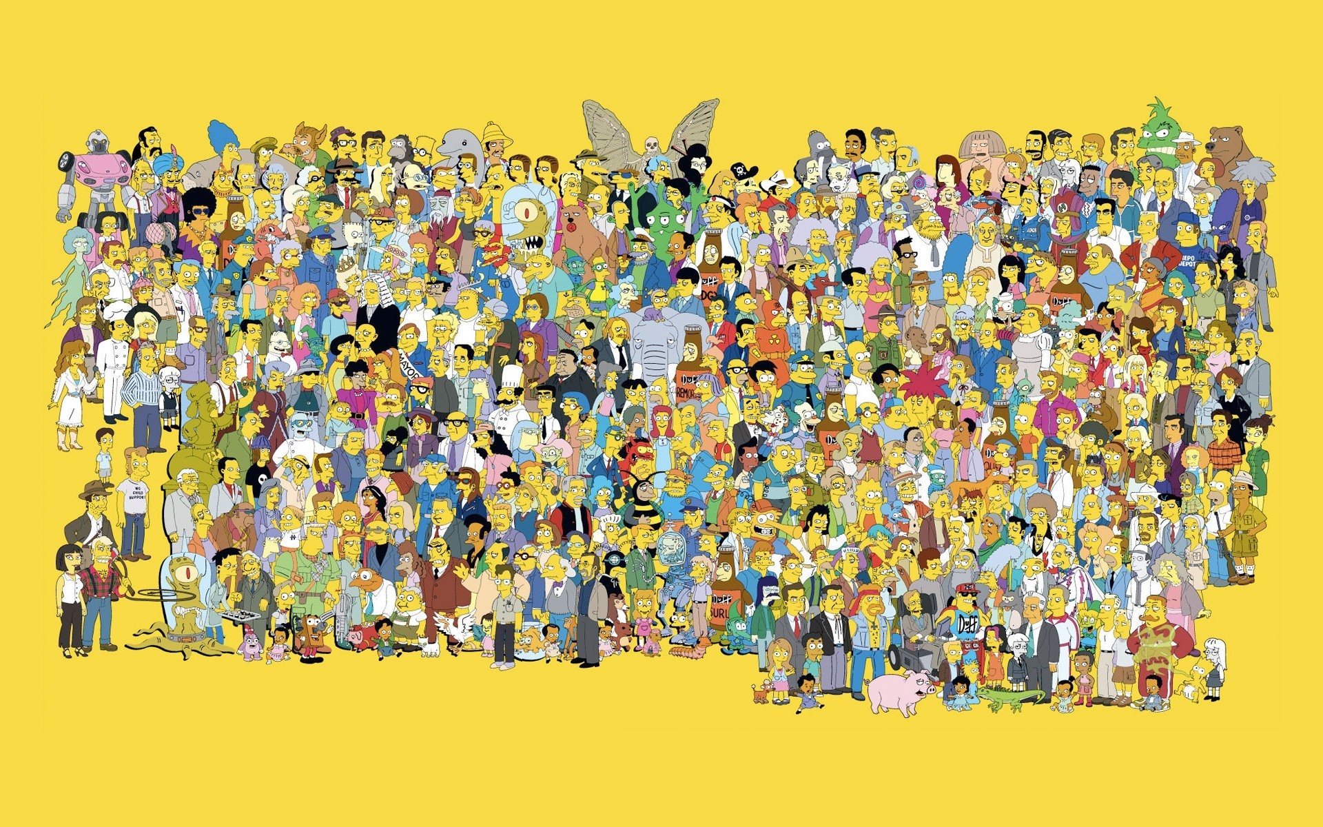 simpsons tous personnages