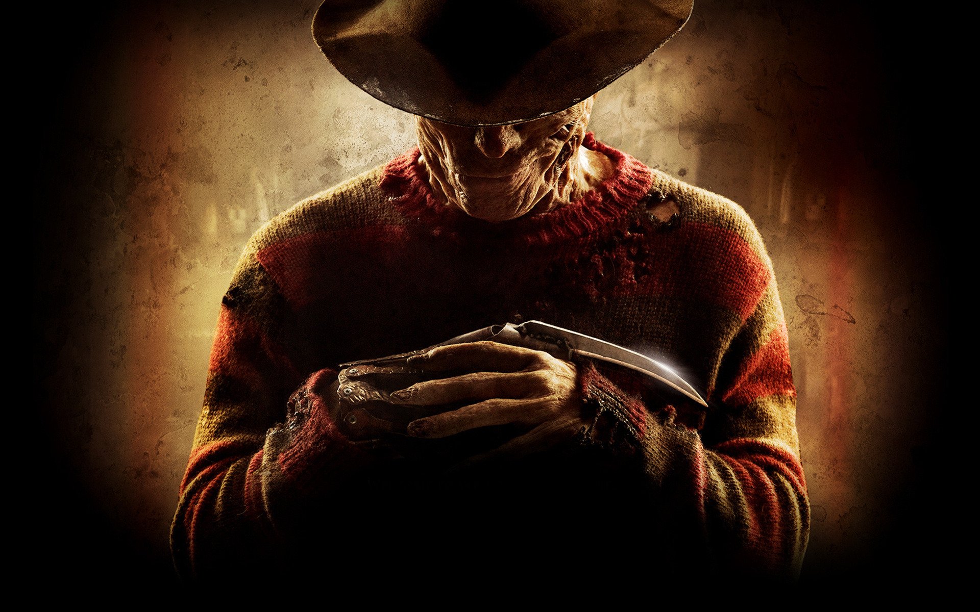 horreur freddy krueger les cauchemars de la rue de l orme tueur maniaque pull rayures gant couteau sourire