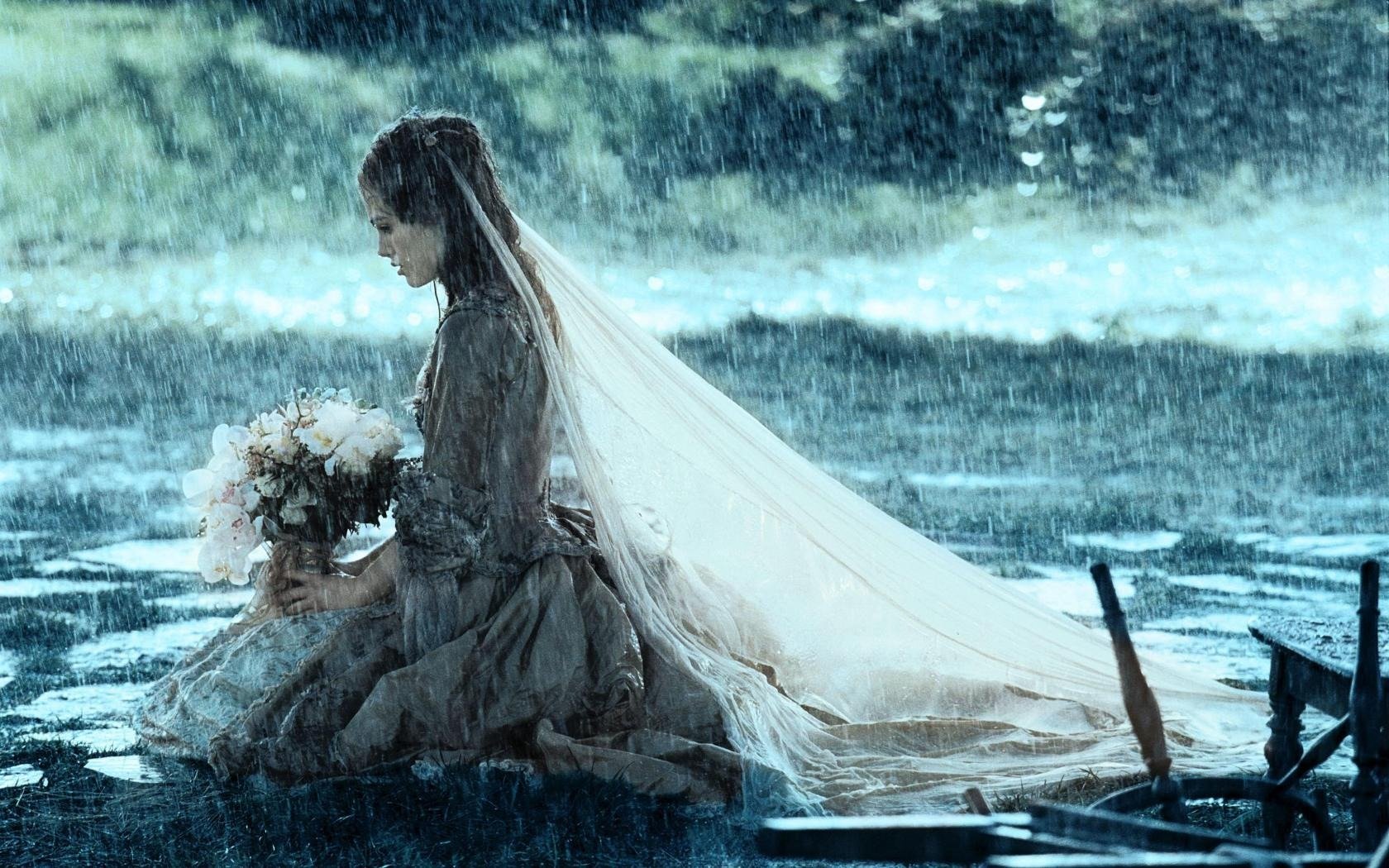 fille pluie neesta voile bouquet elizabeth swann keira knightley coffre du mort