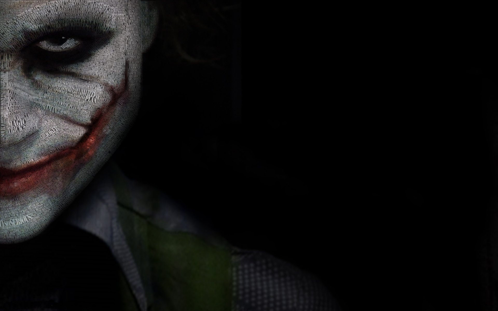 joker sonrisa carta cara