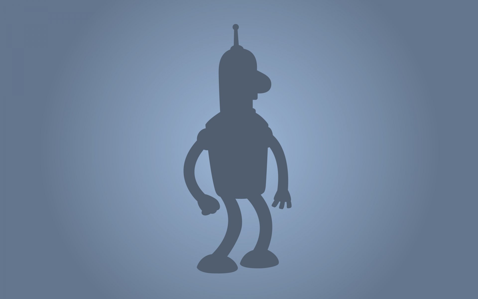 futurama bender silhouette uccidere tutti persone