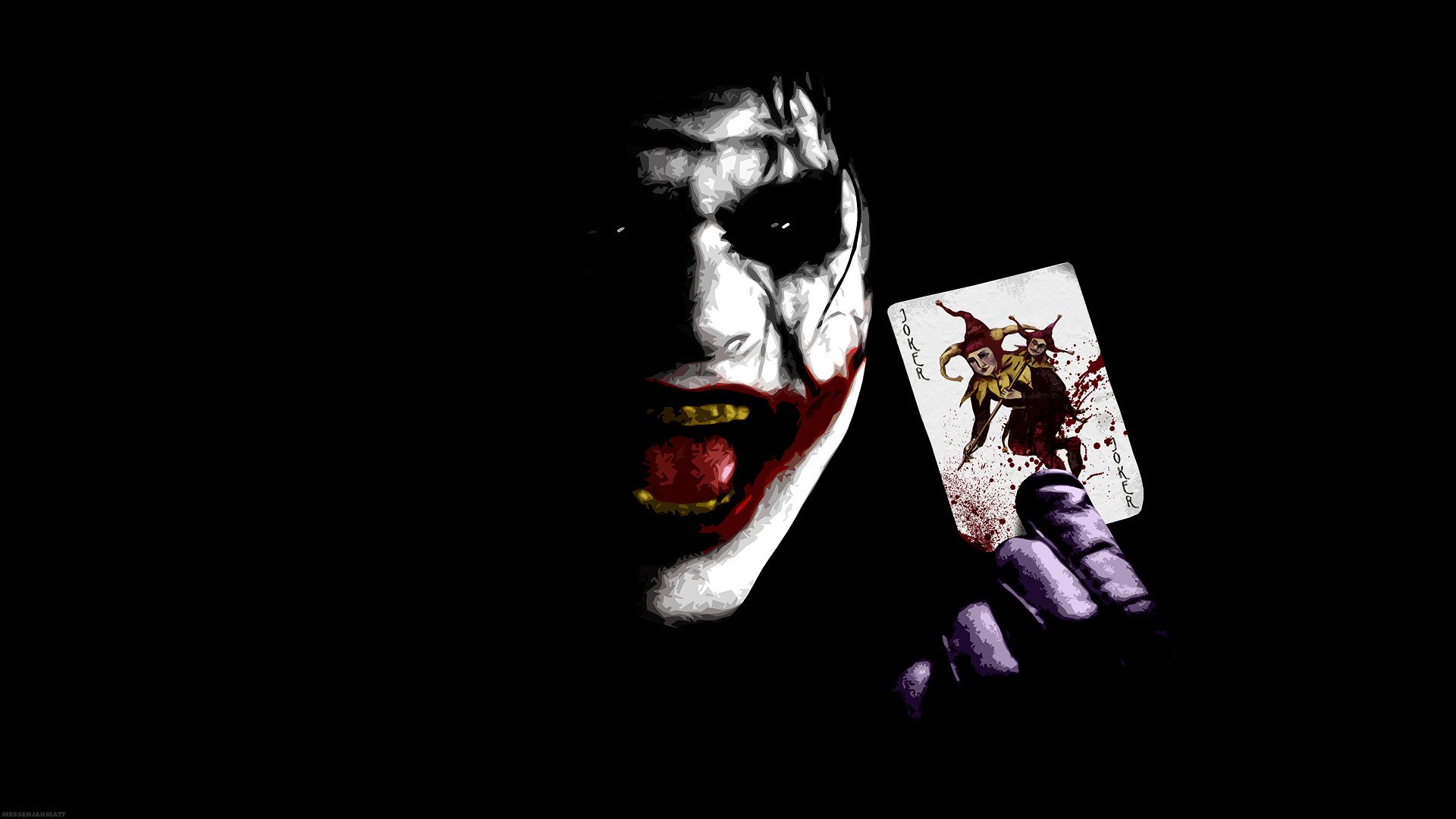 joker burlone batman carta