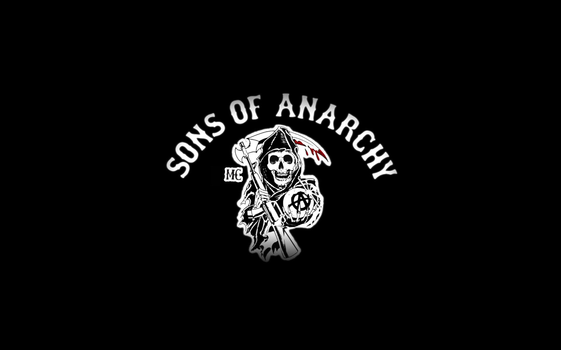 sons of anarchy serie tv logo morte arma falce