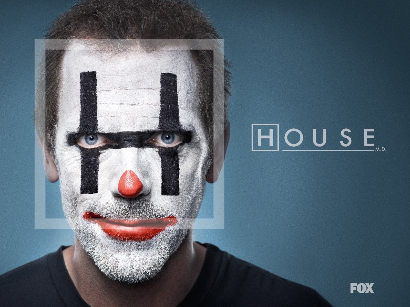 dom dr house klaun hugh laurie