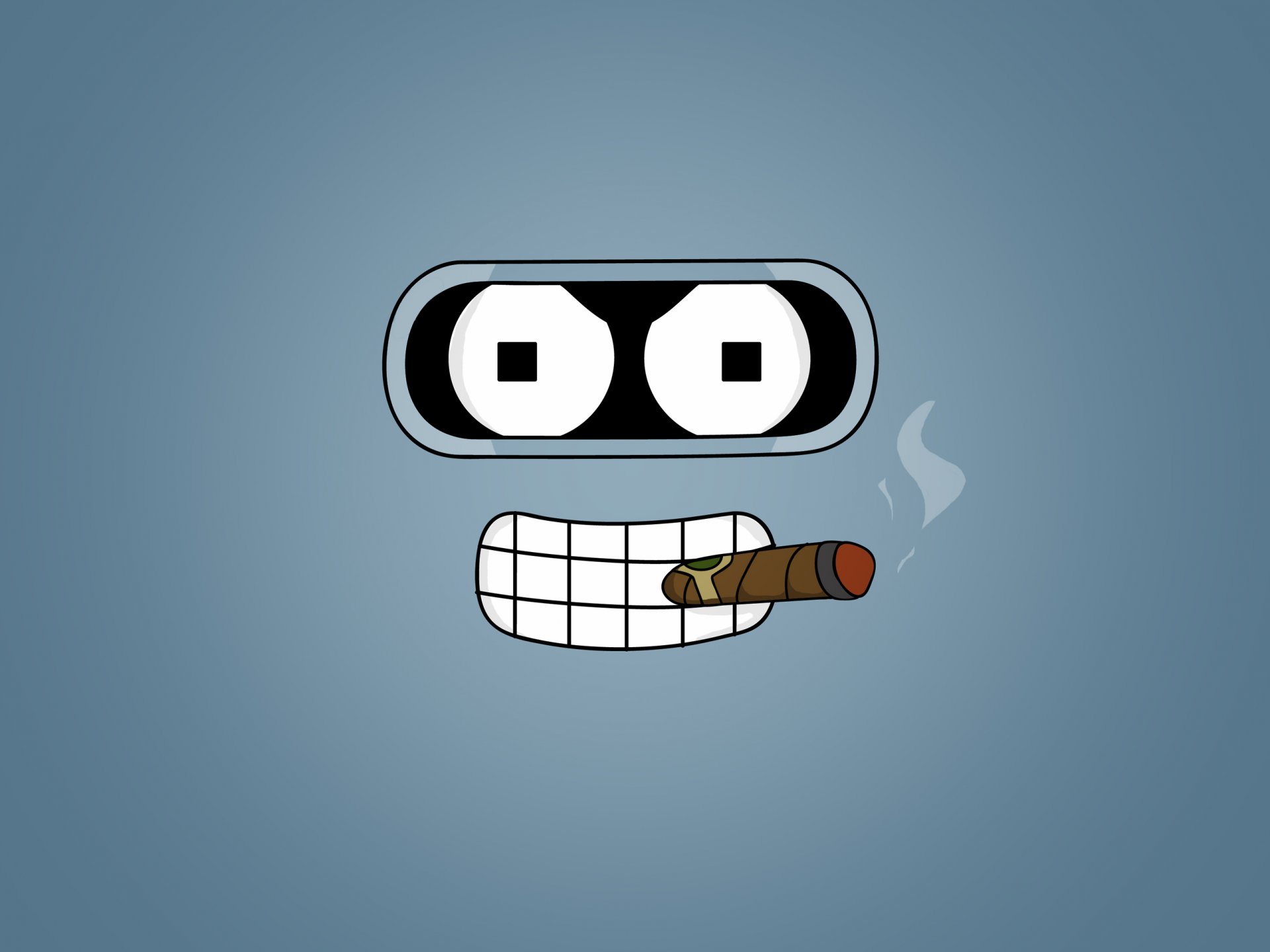 cigar futurama bender view