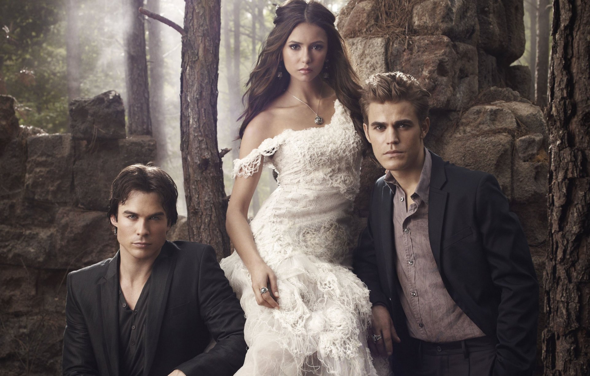 the vampire diaries stagione 2 damon elena stefan