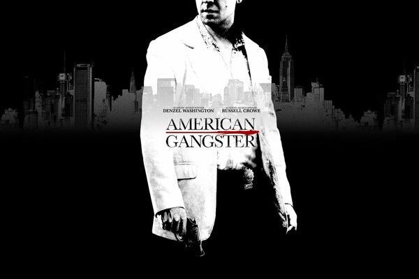 Denzel Washington attore del film Gangster