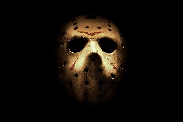 Jason in the mask from the movie Friday the 13th