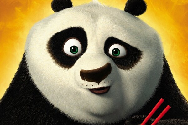 Cartone animato per bambini Kungfu Panda