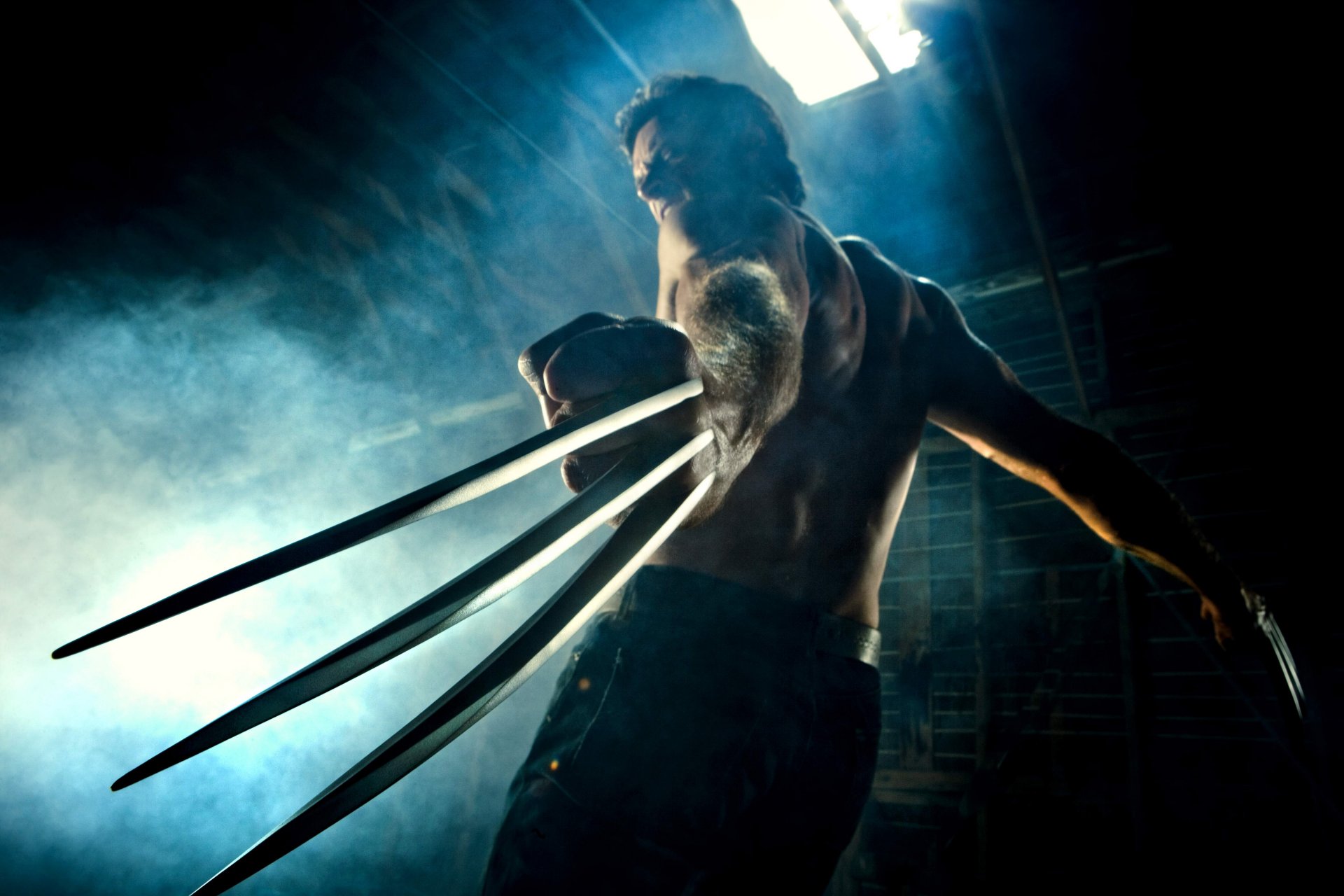 wolverine hugh jackman smoke of the blade