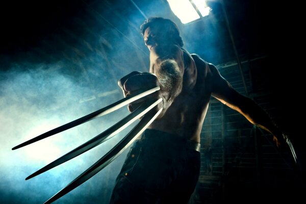 Schauspieler Hugh Jackman, der Wolverine aus Menschen gespielt hat