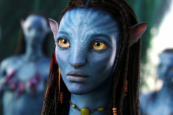 Neytiri from the movie Avatar