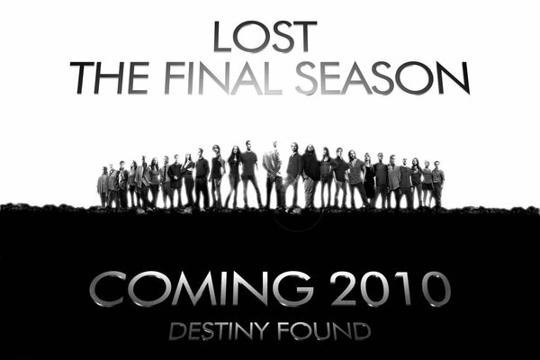 Poster of the final season of the series Lost