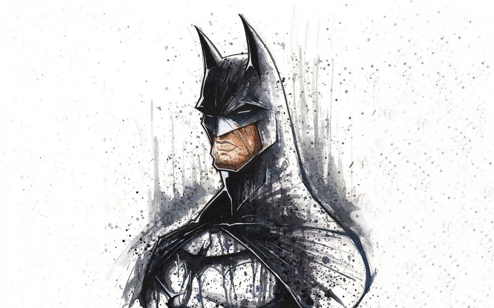 batman minimalistisch dc comics superhelden kunst arbeit weißer hintergrund