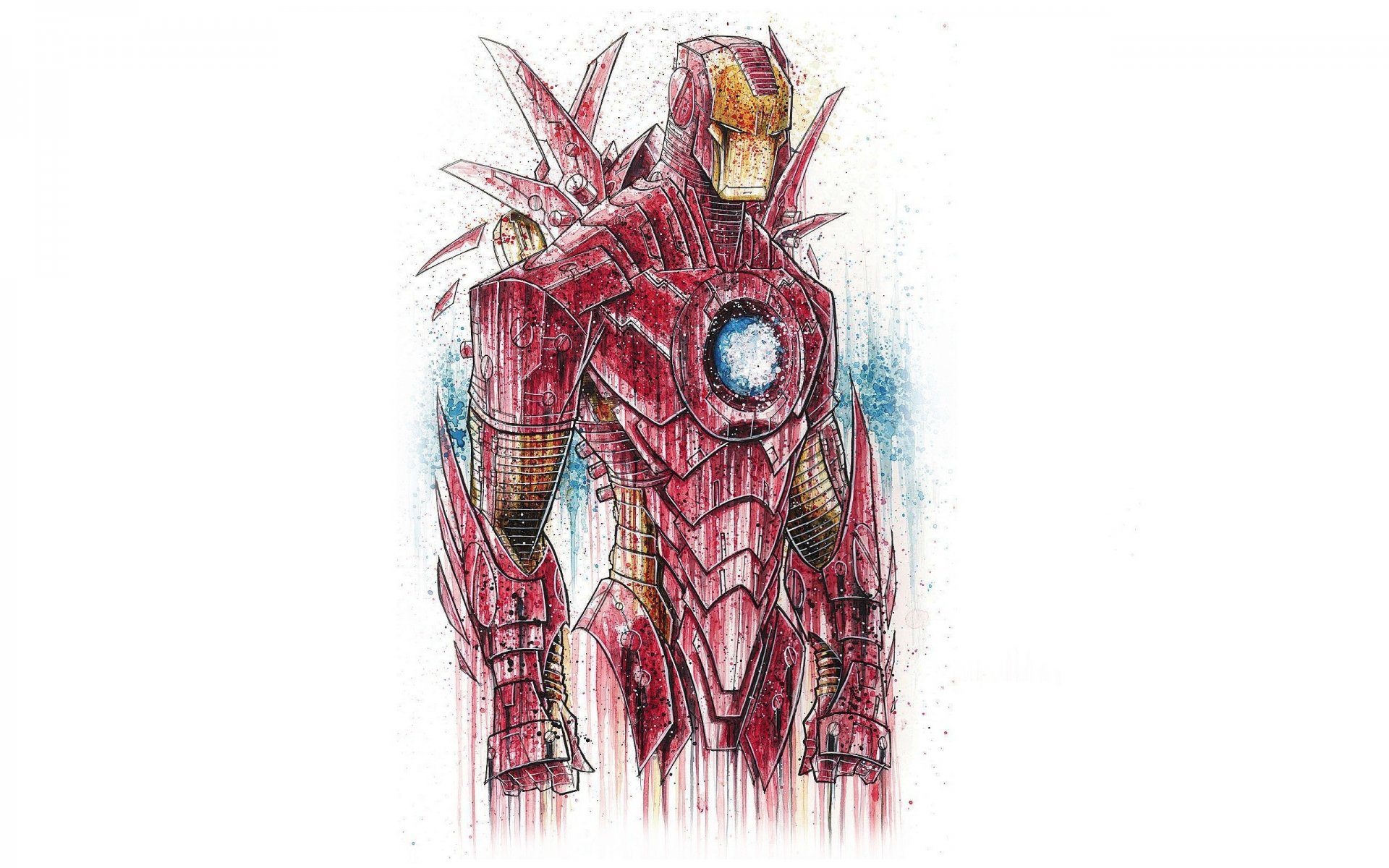 iron man dessin costume armure