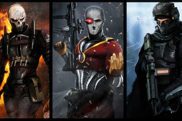 Collage deadshot last man standing