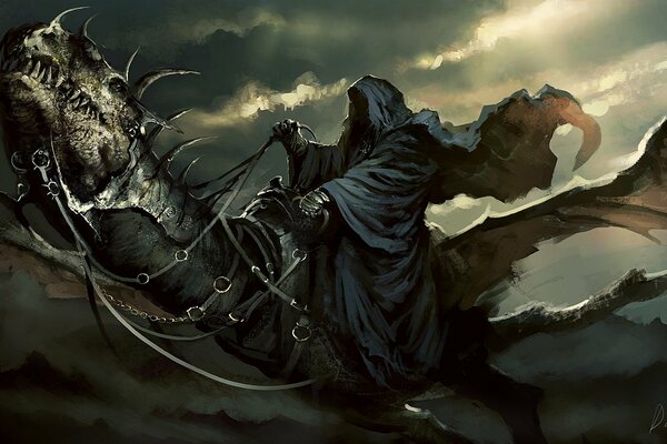 The Lord of the Rings: Nazgul the Cloaked Horseman