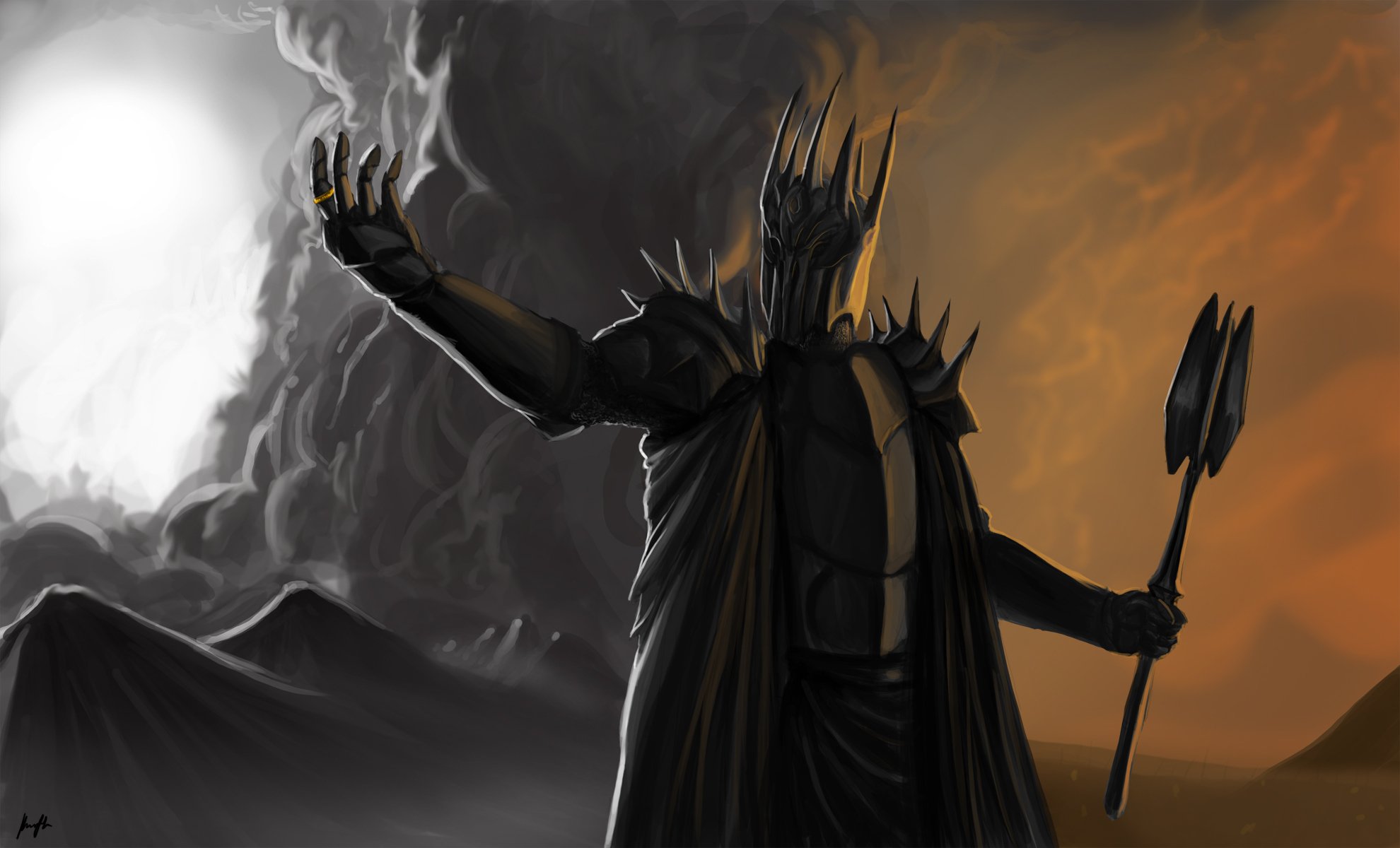 el señor de los anillos sauron el señor oscuro