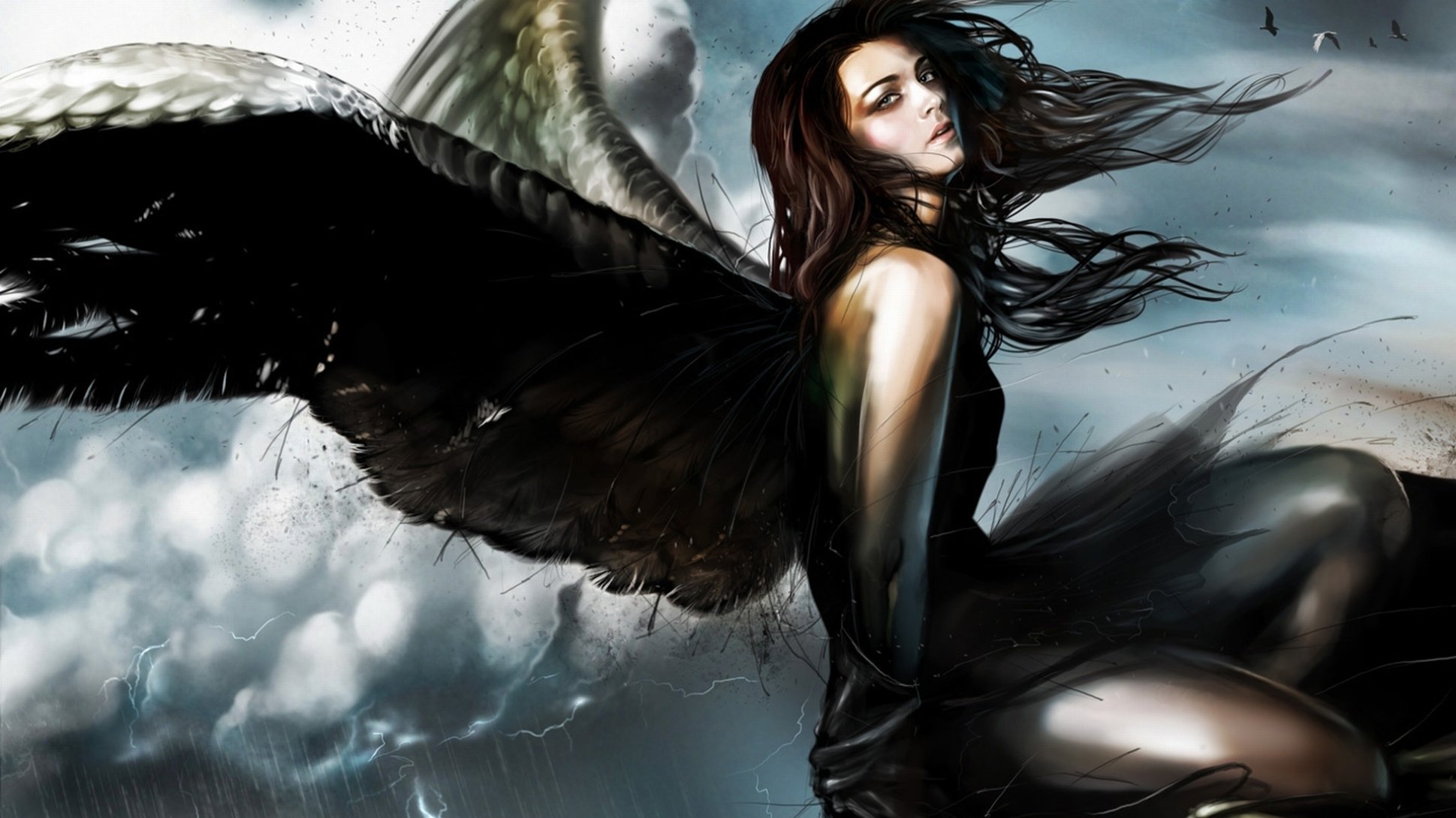 fiction fantasy girl wings angel