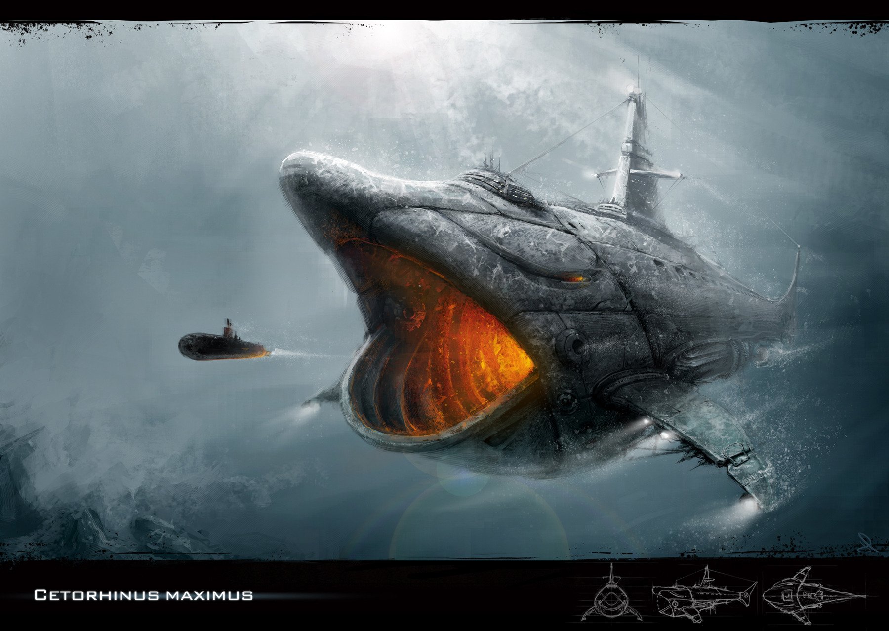 2d work getorhinus submarine