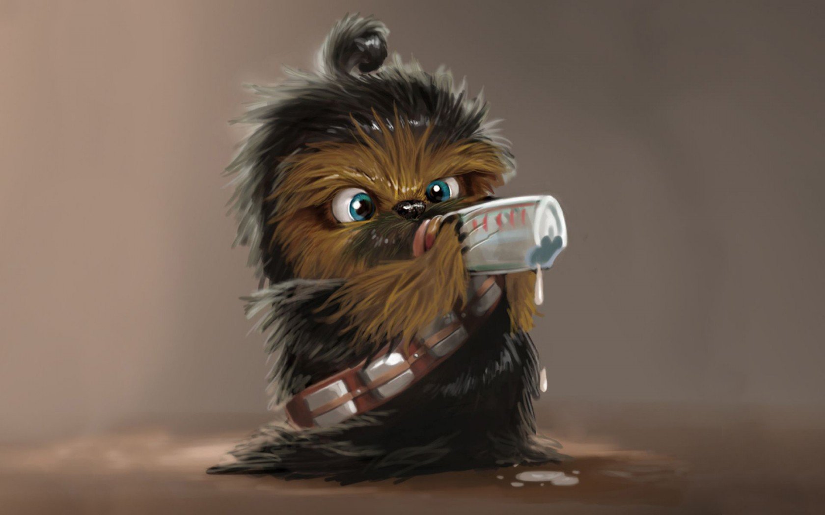 chewbacca leche infancia star wars