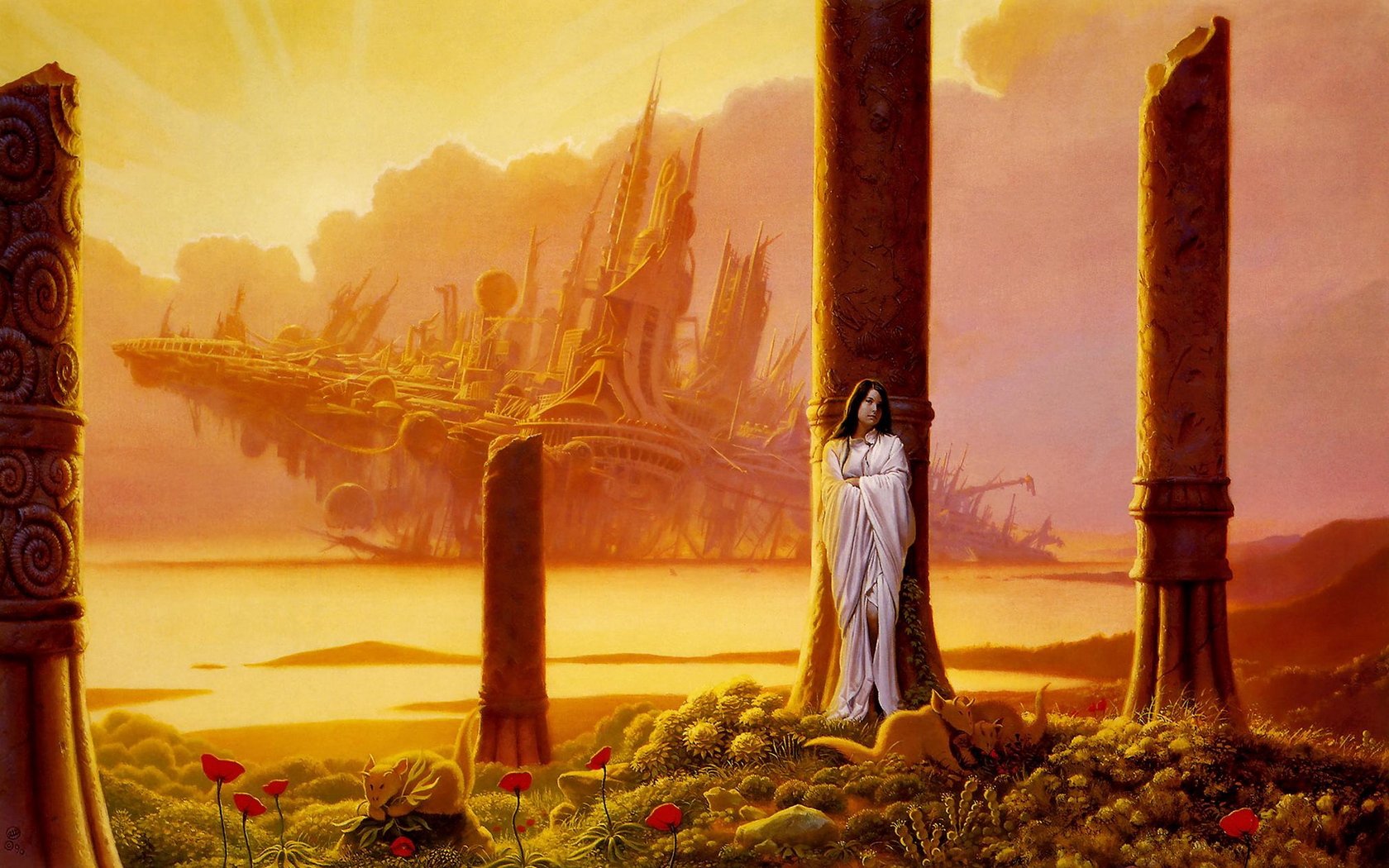 michael whelan armenia ragazza mare isola città