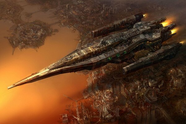 Apocalypse air space ship