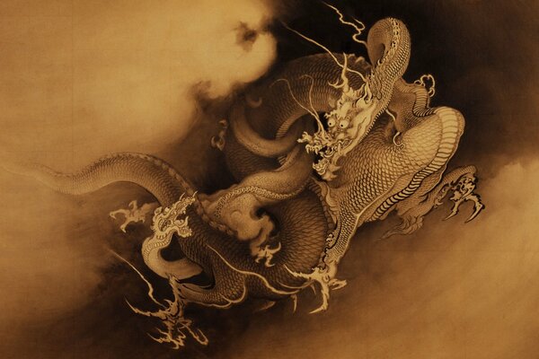 Art chinois: dragon